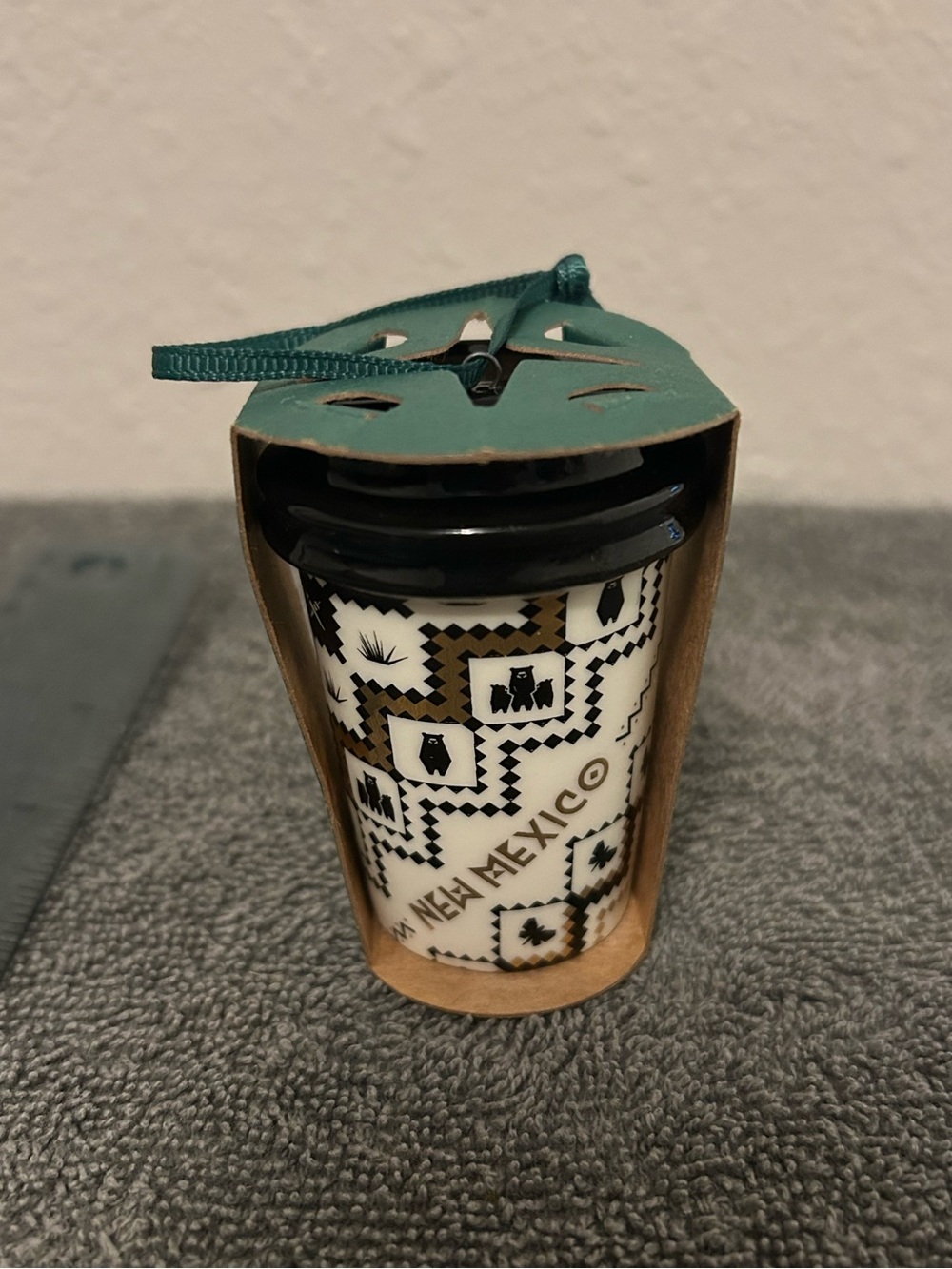 Starbucks New Mexico Ceramic Travel Mug ornament from the local city. NIB